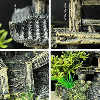 Aquascaping Castle Ornament for Aquarium and Fish Tank Decor