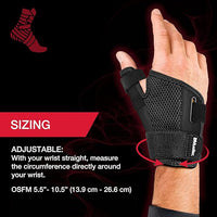 Arthritis thumb brace with compression support for pain relief and stability