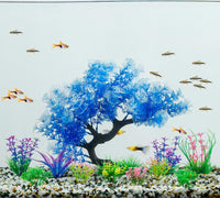 Artificial Aquarium Plant Set with Assorted Shapes and Sizes