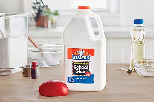 Non-toxic white glue for arts & crafts, safe for kids and teachers