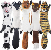 Five-piece assorted dog play toy set