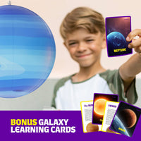 Astronomy science toy for kids with colorful solar system planets
