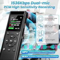 Audio Notes Device with USB-C Cable, Pouch, and Manual