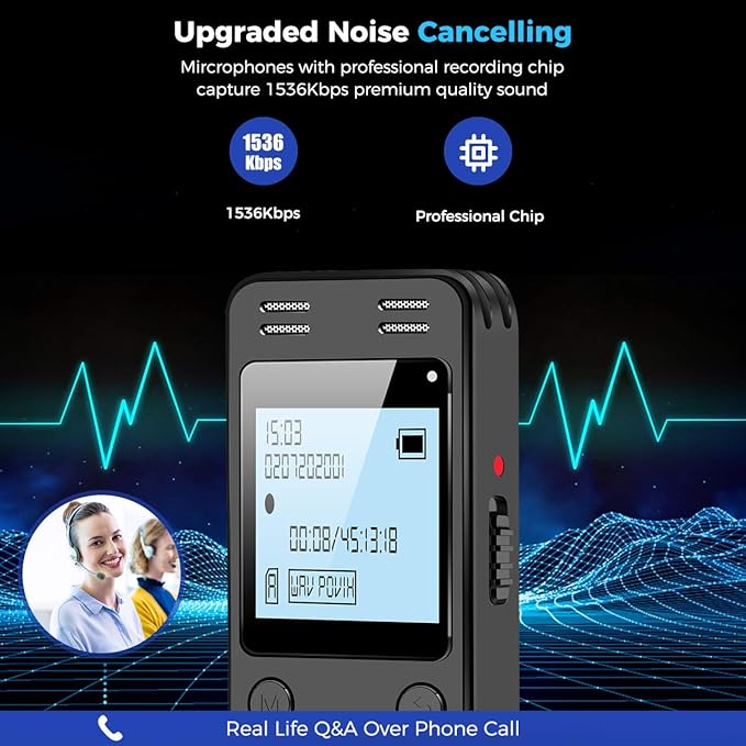Audio recorder for meetings and interviews