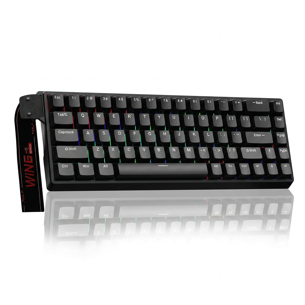 AULA WIN68 HE 60 percent mechanical gaming keyboard RGB black