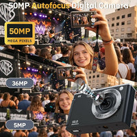 Digital camera with autofocus feature for sharp images