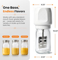 Automatic butter churn machine with compact design