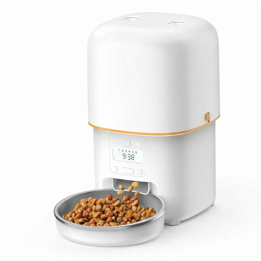 automatic cat feeder 2L timed pet food dispenser