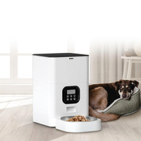 Automatic Cat Feeder Square Design Compact Food Dispenser