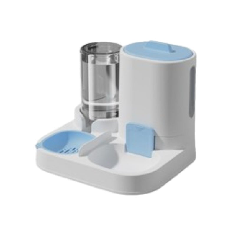 automatic cat feeder and water dispenser 2-in-1 gravity feeding station