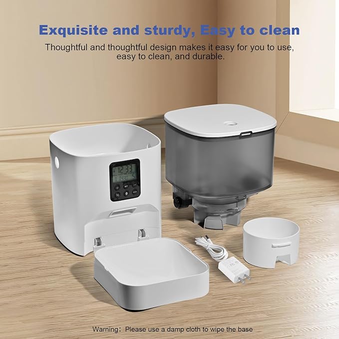 Automatic Dog Feeder Portion Control Food Dispenser