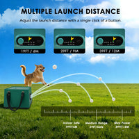 Automatic dog fetch toy with compatible ETPU tennis ball