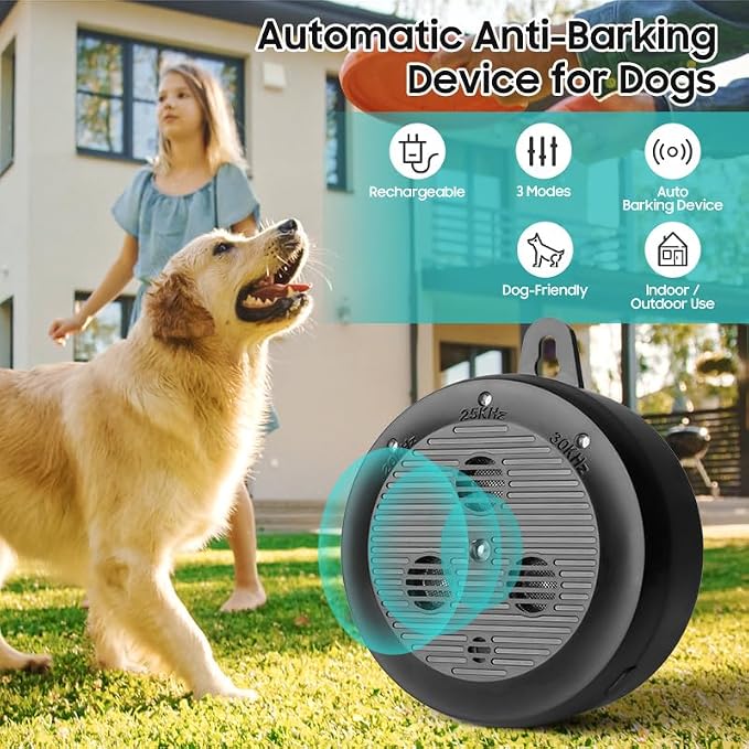 Three Mode Ultrasonic Dog Training Device for Indoor and Outdoor Use