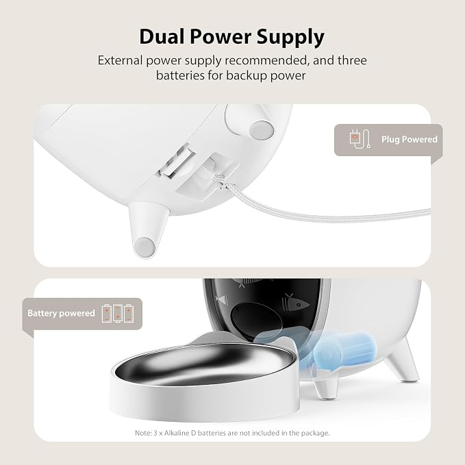 Automatic Dry Food Feeder For Indoor Cats And Dogs