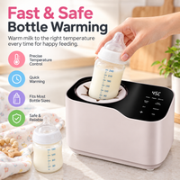Compact formula maker positioned on a clean kitchen countertop