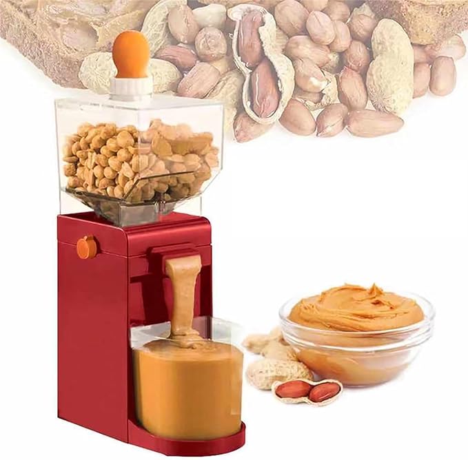 Automatic nut butter maker for home kitchen use