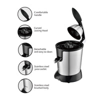 Automatic orange juice maker for home kitchen preparation
