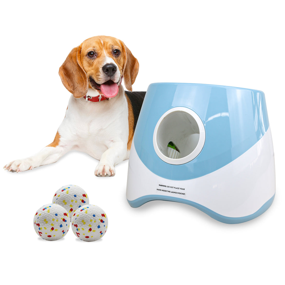 Automatic pet ball thrower for dogs with interactive play design