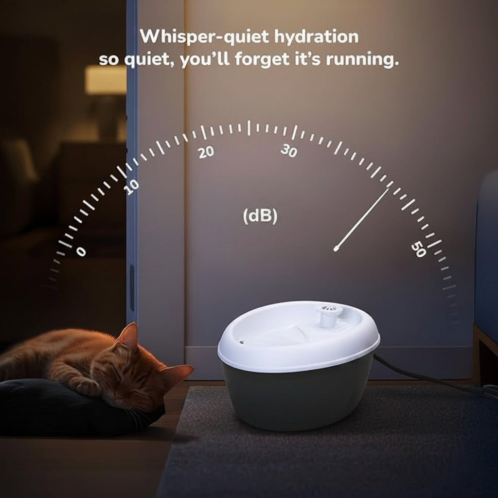 Automatic Pet Hydration Device With Compact Water Tank