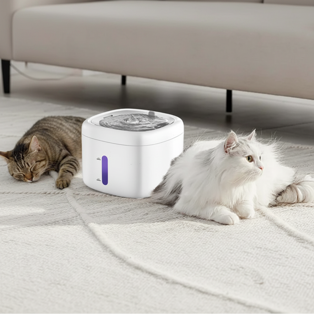 Automatic Pet Water Fountain with Circulating Water Flow