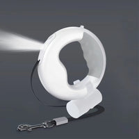 Automatic retractable pet leash with portable handheld design