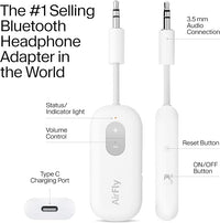 AUX Bluetooth transmitter for TV and travel audio