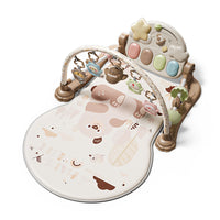 Baby activity play mat with hanging toys and activity arch