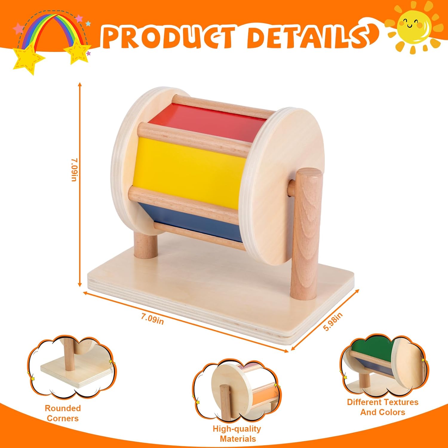 Baby activity toy kit for 6-12 months montessori learning toys for babies