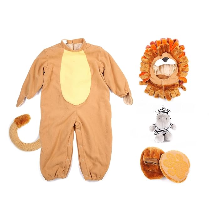 - Detailed view of the orange paw-print designs on the costume's foot coverings.