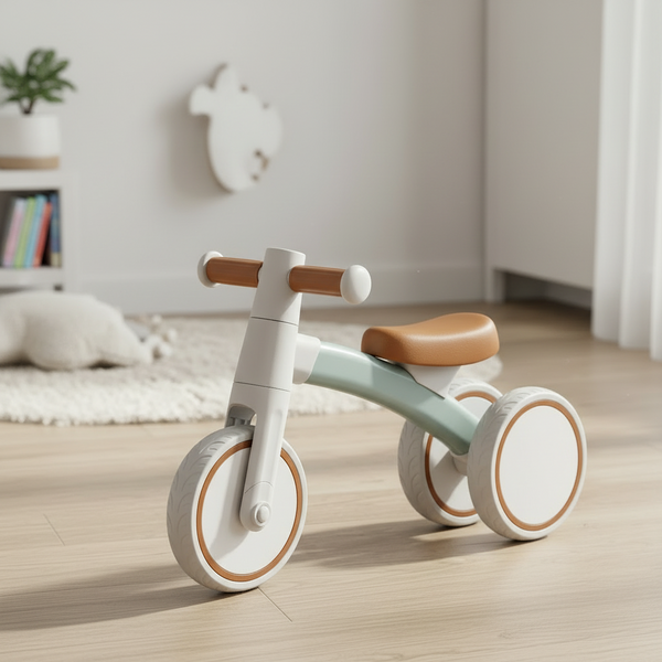 Balance Bike Toddler – 4 Wheel Baby Balance Bike for 1 Year Old Boys & Girls, First Bike for 12–24 Months