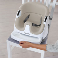 Slate Baby Base 2-in-1 Booster Feeding and Floor Seat, Used for Feeding and Playtime
