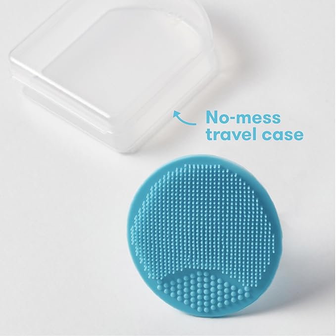 Packaging of The SkinSoother Baby Bath Brush – Safe and Hygienic