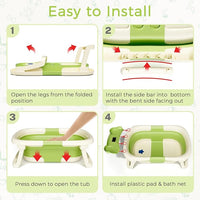 Drain plug detail on the collapsible baby bathtub