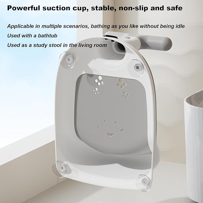 Side view highlighting the curved backrest and open-sided seat construction.
