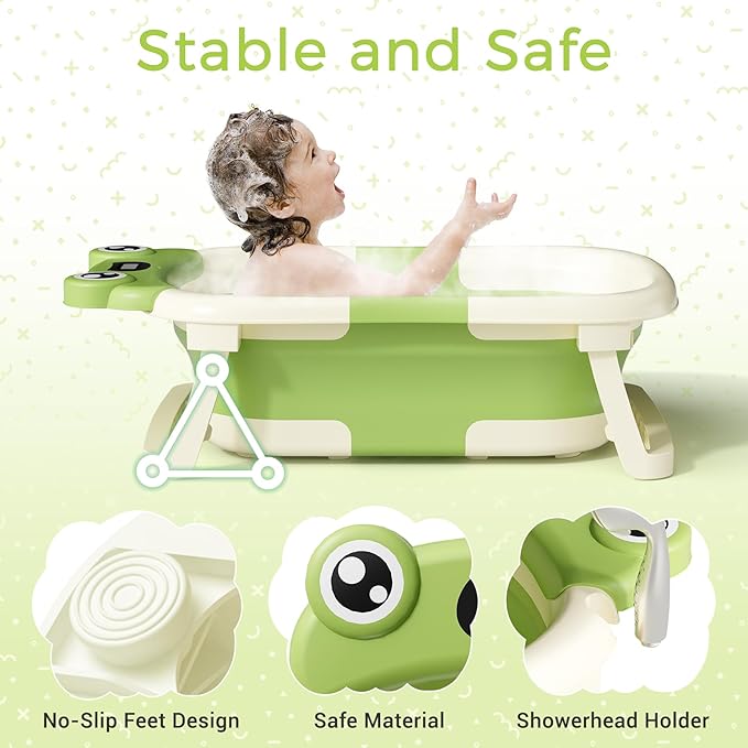 Baby bathtub featuring a comfortable soft cushion support