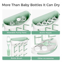 Baby bottle organizer rack for daily use