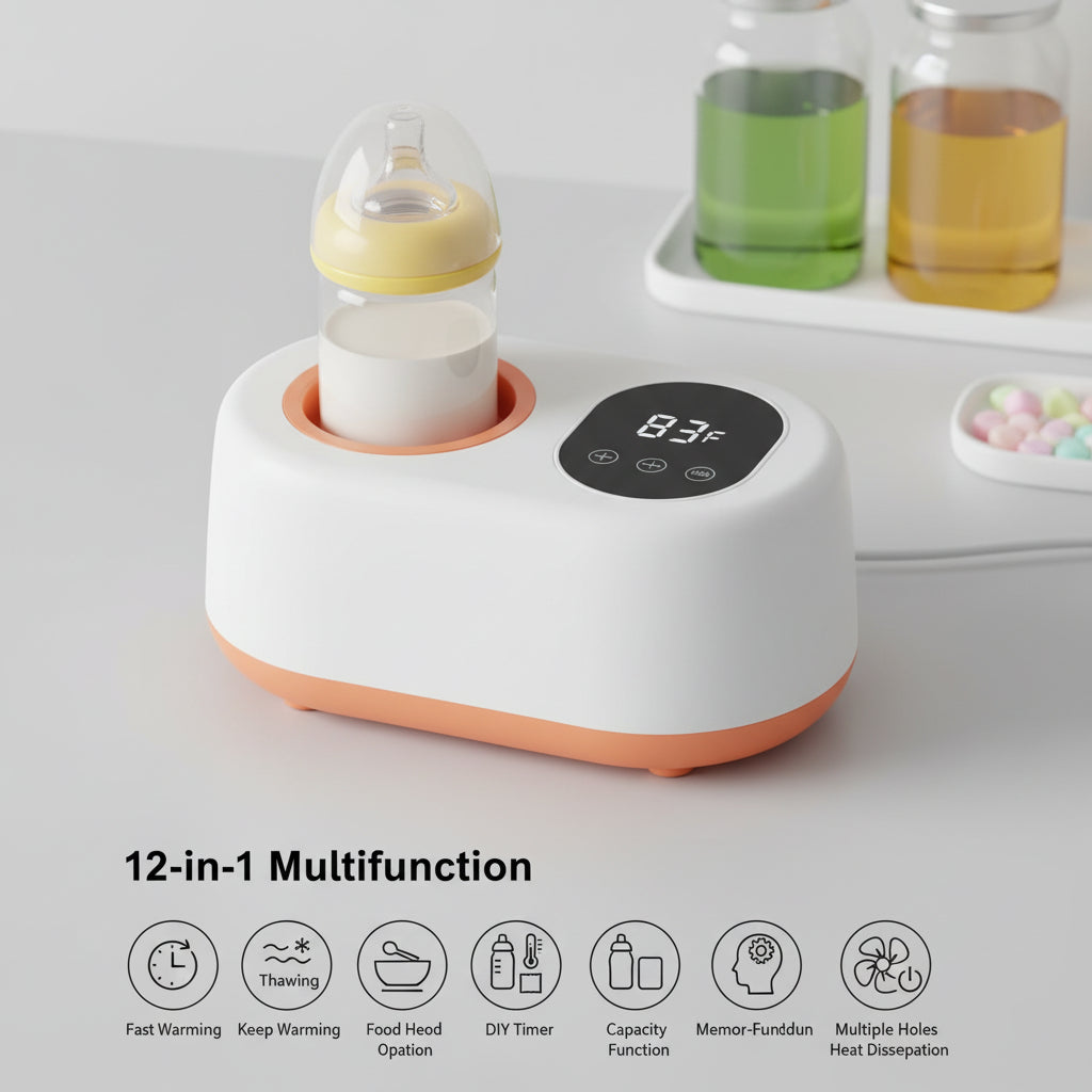 Baby Bottle Warmer With Adjustable Temperature Settings