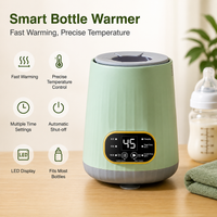 Baby bottle warmer with adjustable digital temperature settings