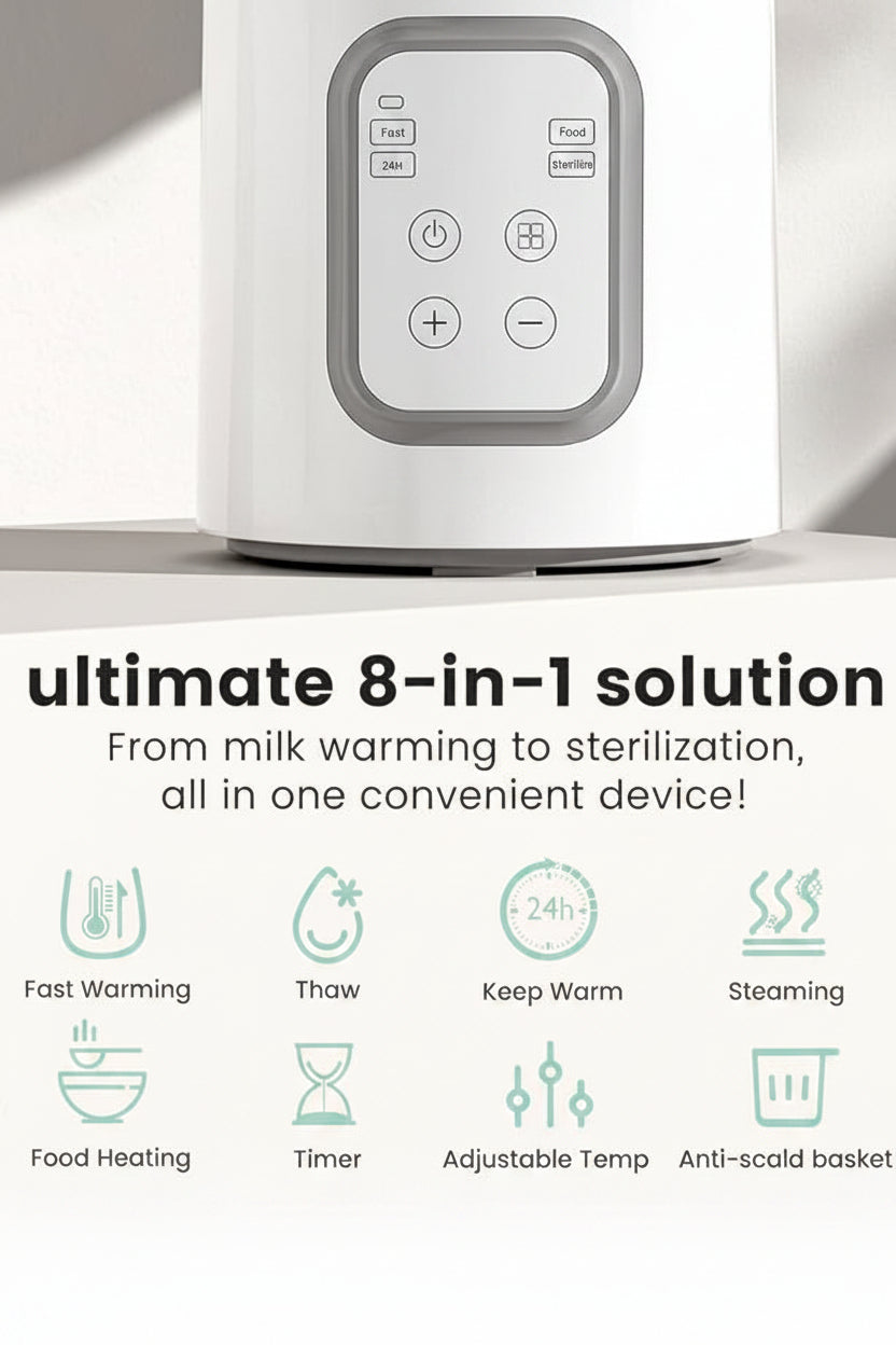 Baby Bottle Warmer With Timer For Daily Feeding Use