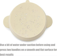 Instructions for Using Silicone Baby Bowl with Suction Base, Ensuring Mess-Free Meals