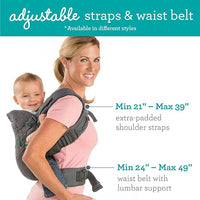 baby carrier with ergonomic hip support for parent and baby