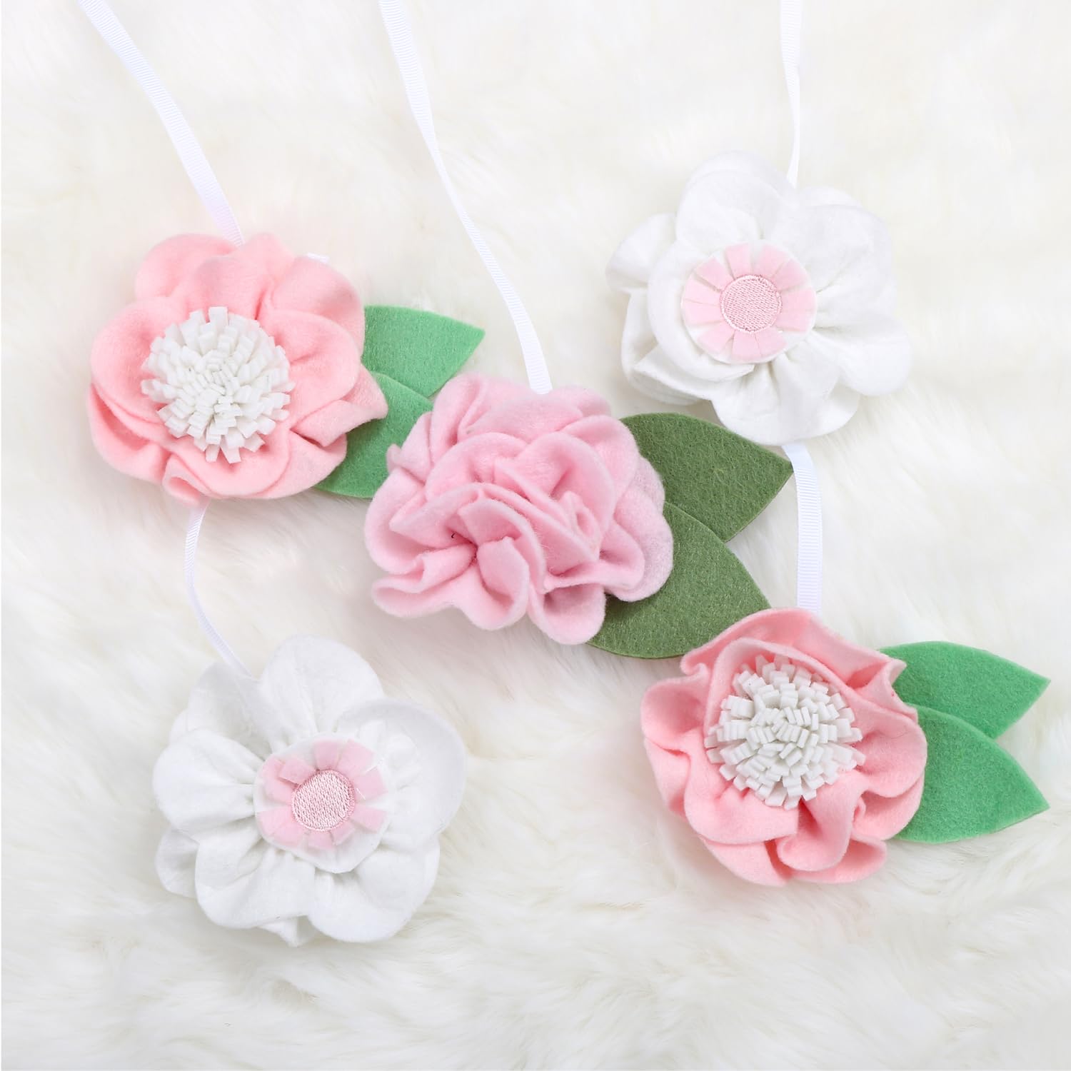 Assembly components for pink musical baby crib mobile