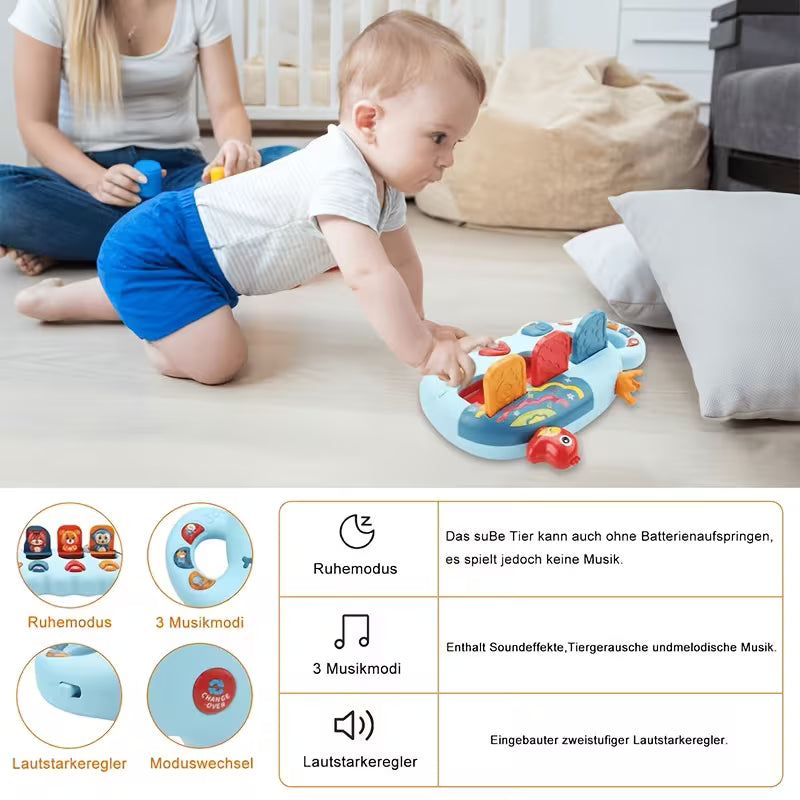 Baby elephant pop up toy for infants and toddlers 12 months and above