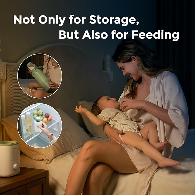 Mom Feeding Baby Using  Bottle – Ideal for Breastfeeding and Milk Storage