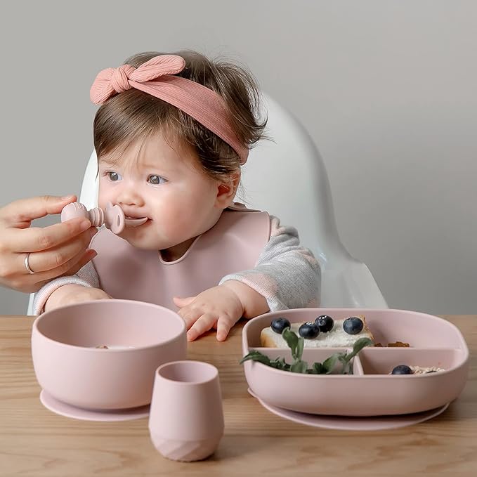 Baby Feeding with Silicone Chewable Spoon – Safe for Self-Feeding and Teething Relief