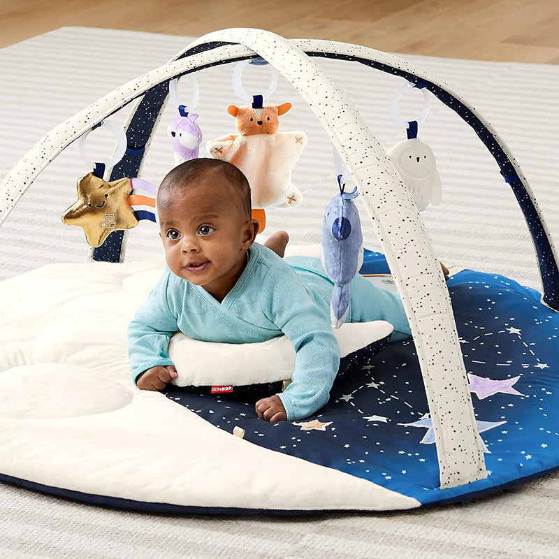 Soft padded baby floor play mat for supervised activities