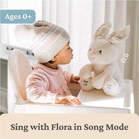 Baby gift Flora the Bunny singing plush toy for sensory development