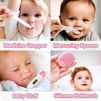 Compact travel case for storing baby grooming tools, perfect for home or on the go
