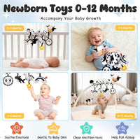 baby hanging spiral toy for car seat and stroller accessory