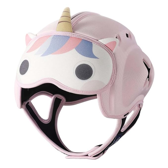 Baby head protector helmet with soft padded construction